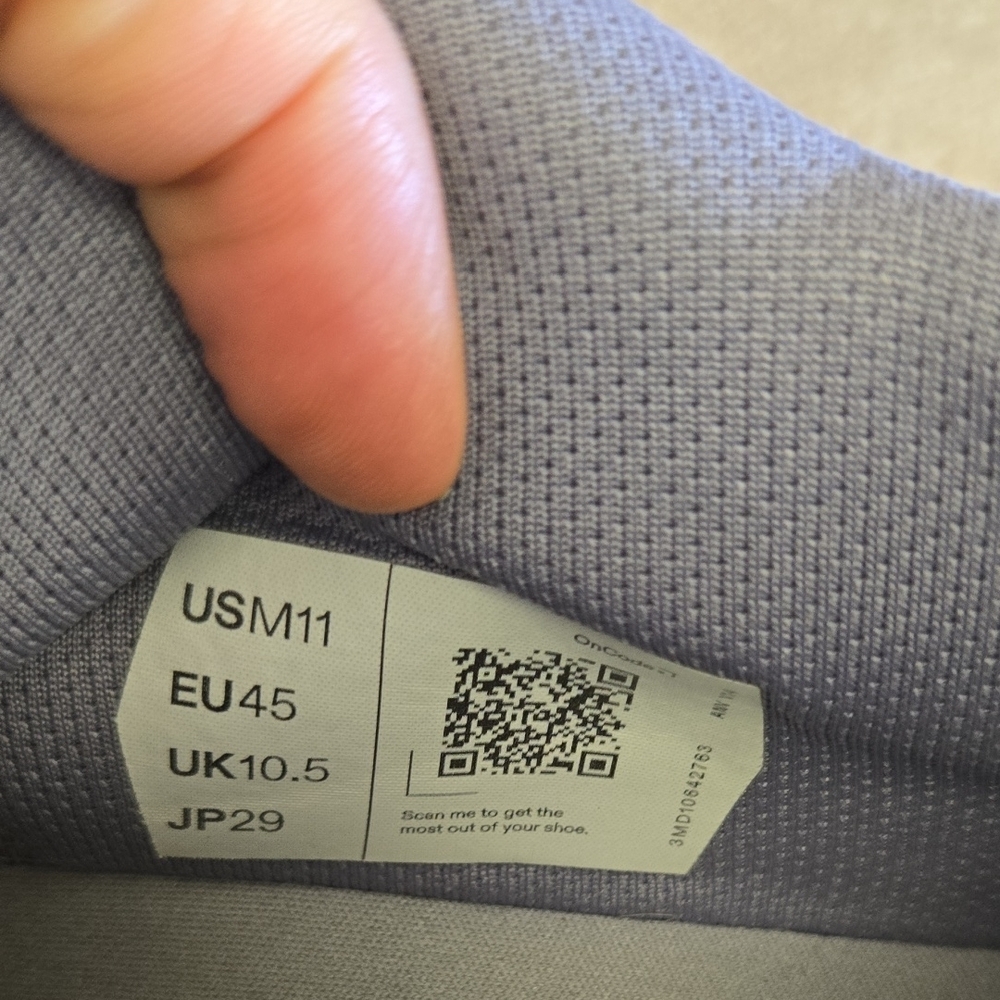 On Running White and Gray Sneakers for Men - Picture 15 of 15